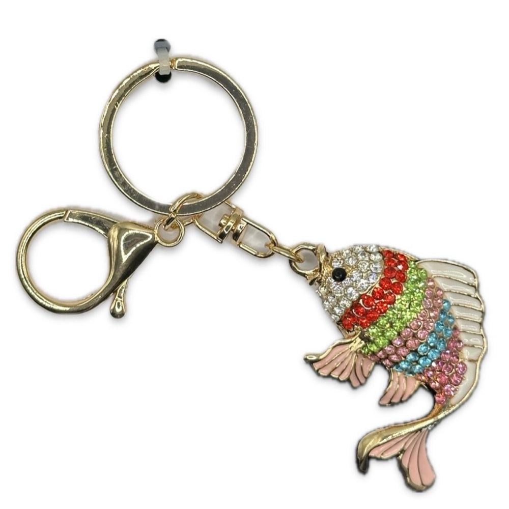 Colorful Fish Bag Charm/Keychain
